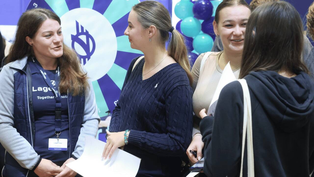 Kontakte knüpfen und netzwerken war auch bei Lagermax angesagt. 