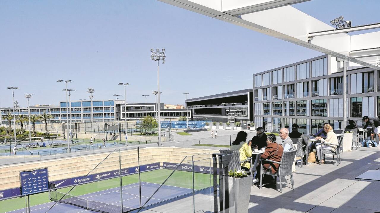 Gelände der Rafa-Nadal-Tennisakademie. 
