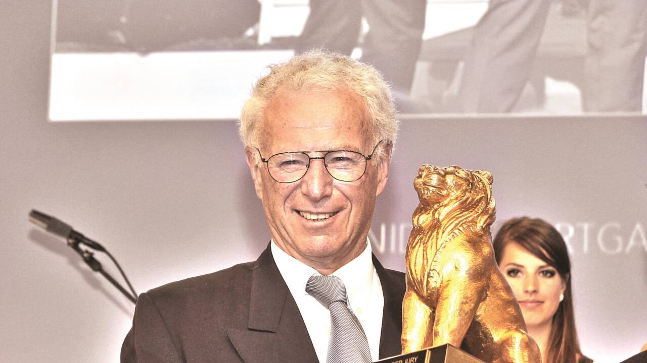 Hubert Raudaschl bei der Leonidas Sportgala der „Salzburger Nachrichten“. 