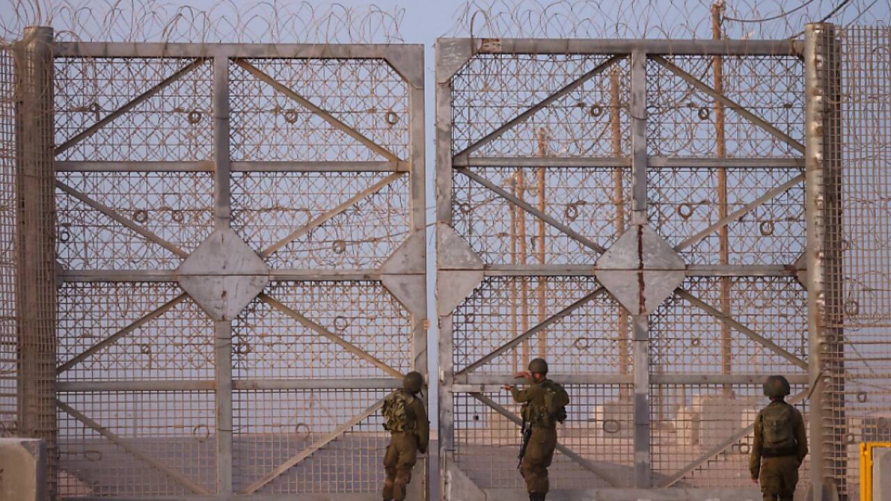 Israelische Soldaten an der Grenze zu Gaza (Symbolbild) 