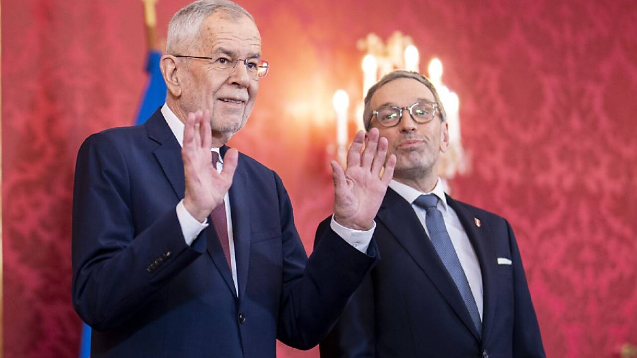 Van der Bellen empfing Kickl in der Hofburg 