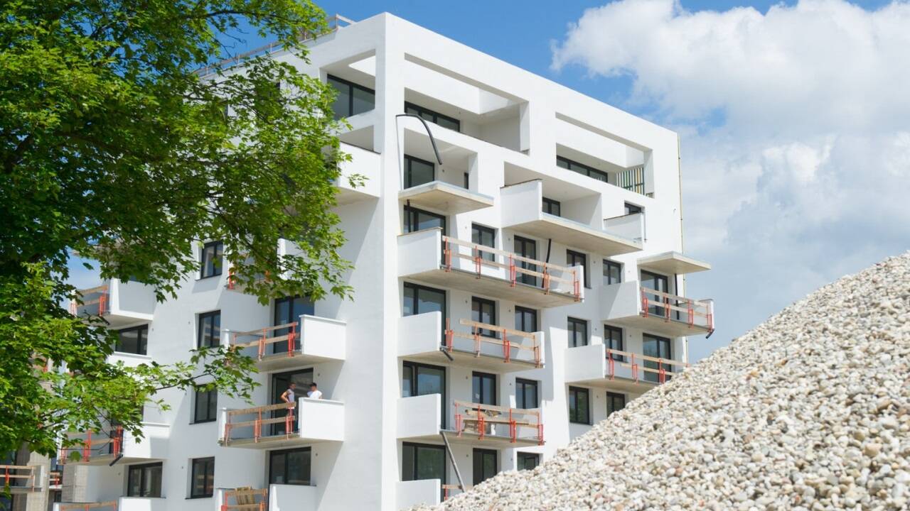 Der höchste CO2-Ausstoß entsteht beim Bau.  