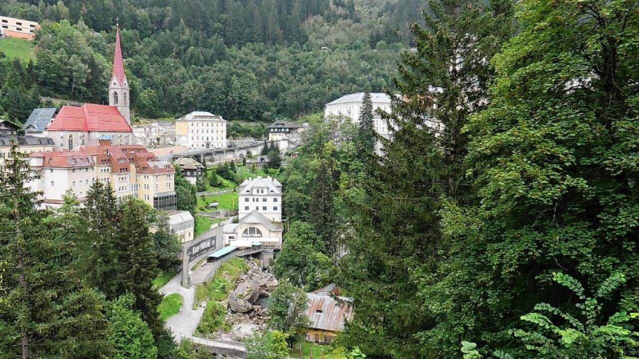 Blick auf das alte Kraftwerk im „Graben“.  