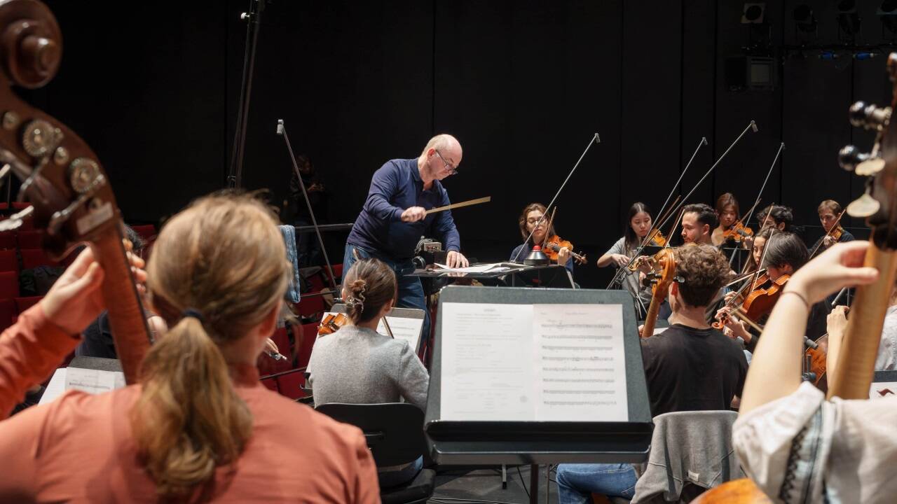 Am Donnerstag starteten die Orchesteraufnahmen für das Expo-Projekt der Universität Mozarteum 
