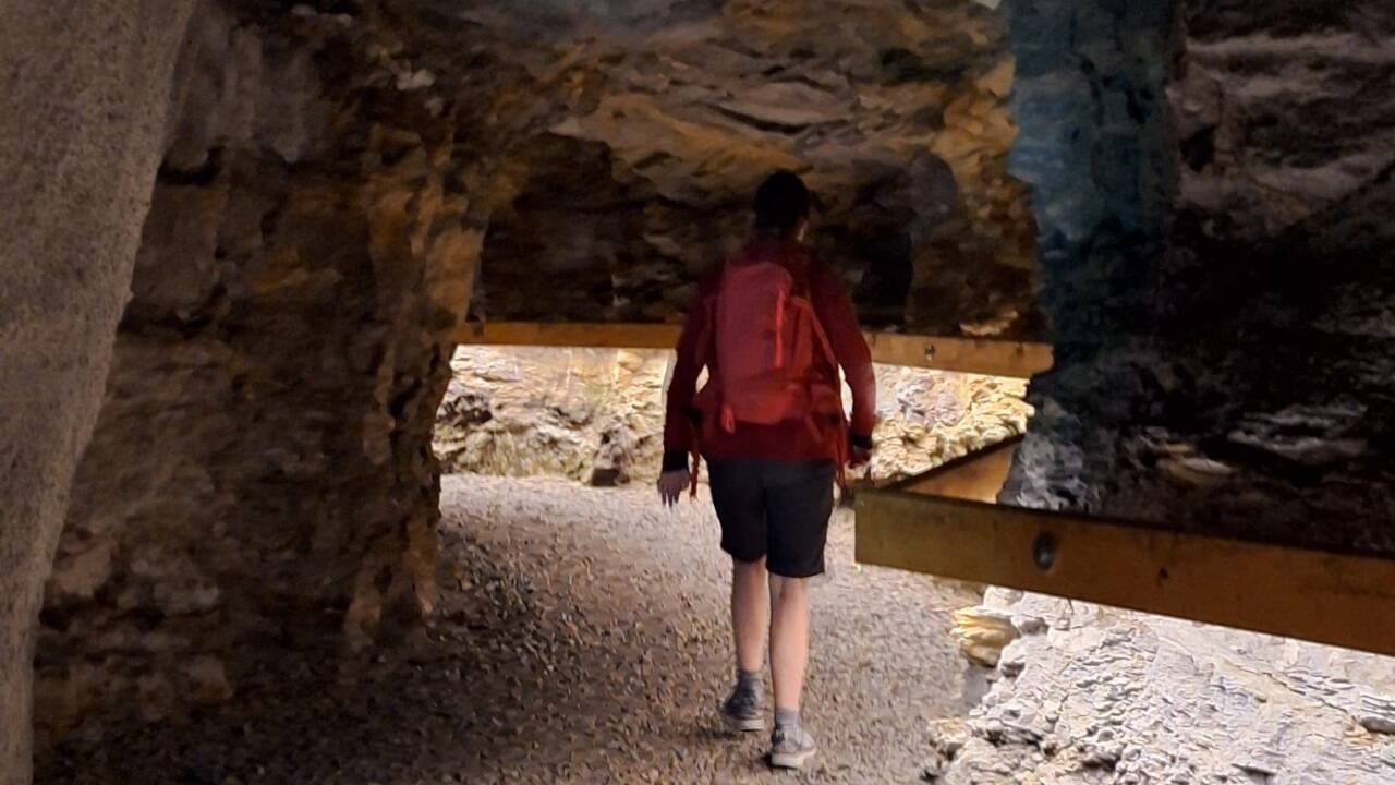 Unterwegs in der wildromantischen Gadaunerer Schlucht im Gasteiner Tal.  