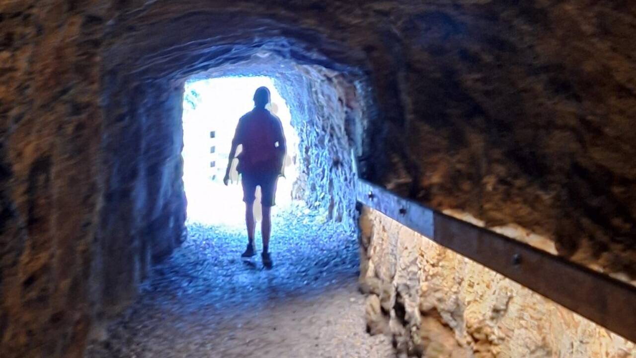 Unterwegs in der wildromantischen Gadaunerer Schlucht im Gasteiner Tal.  
