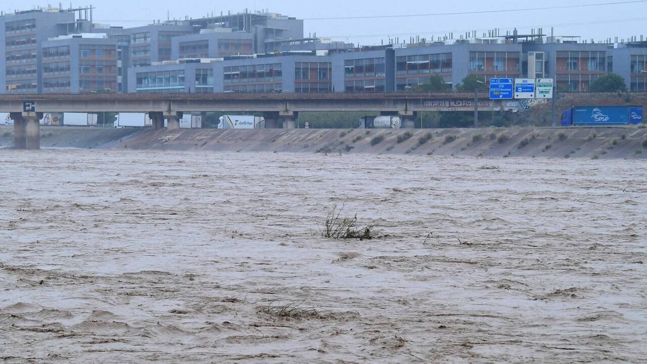 Schwere Überschwemmungen in Valencia 