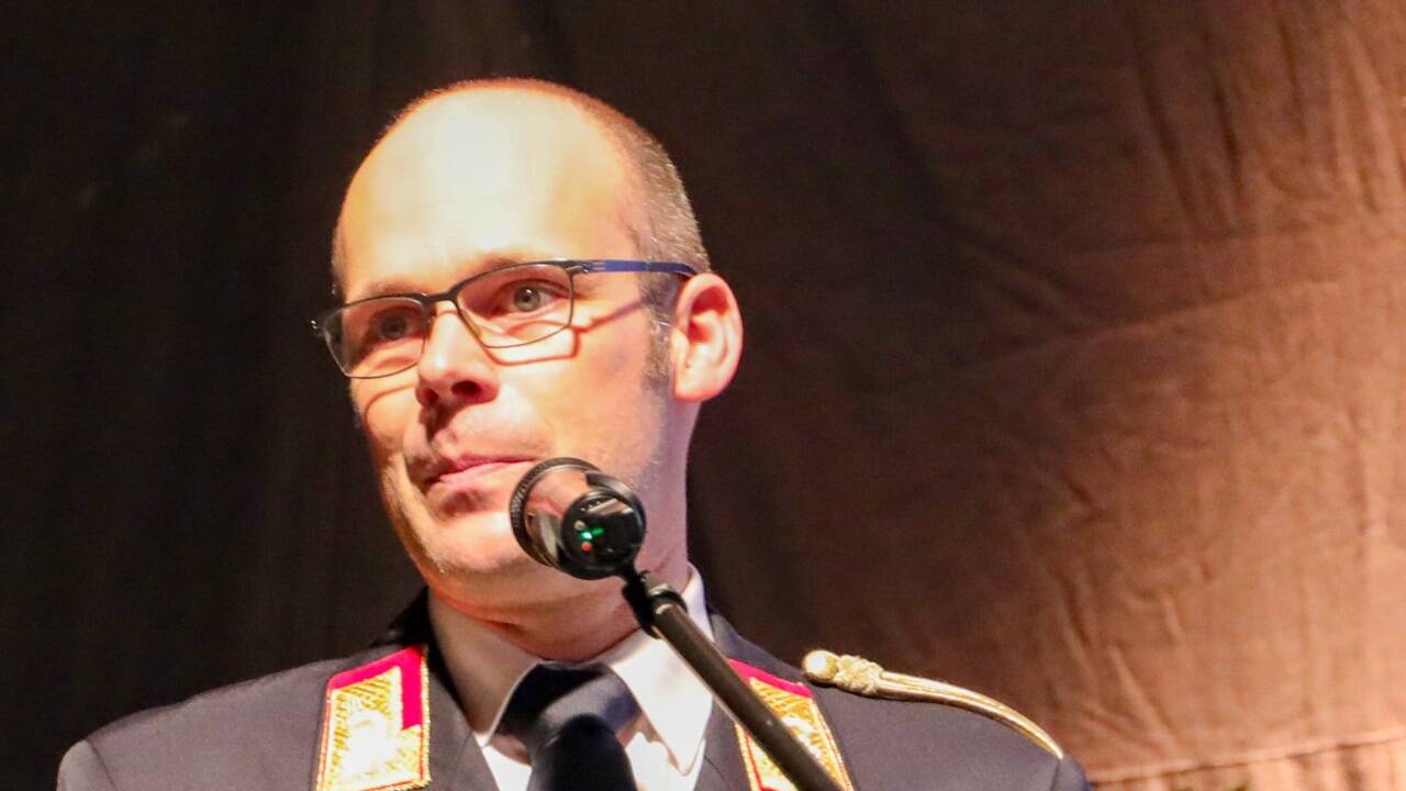 Festakt bei der Berufsfeuerwehr Salzburg. 