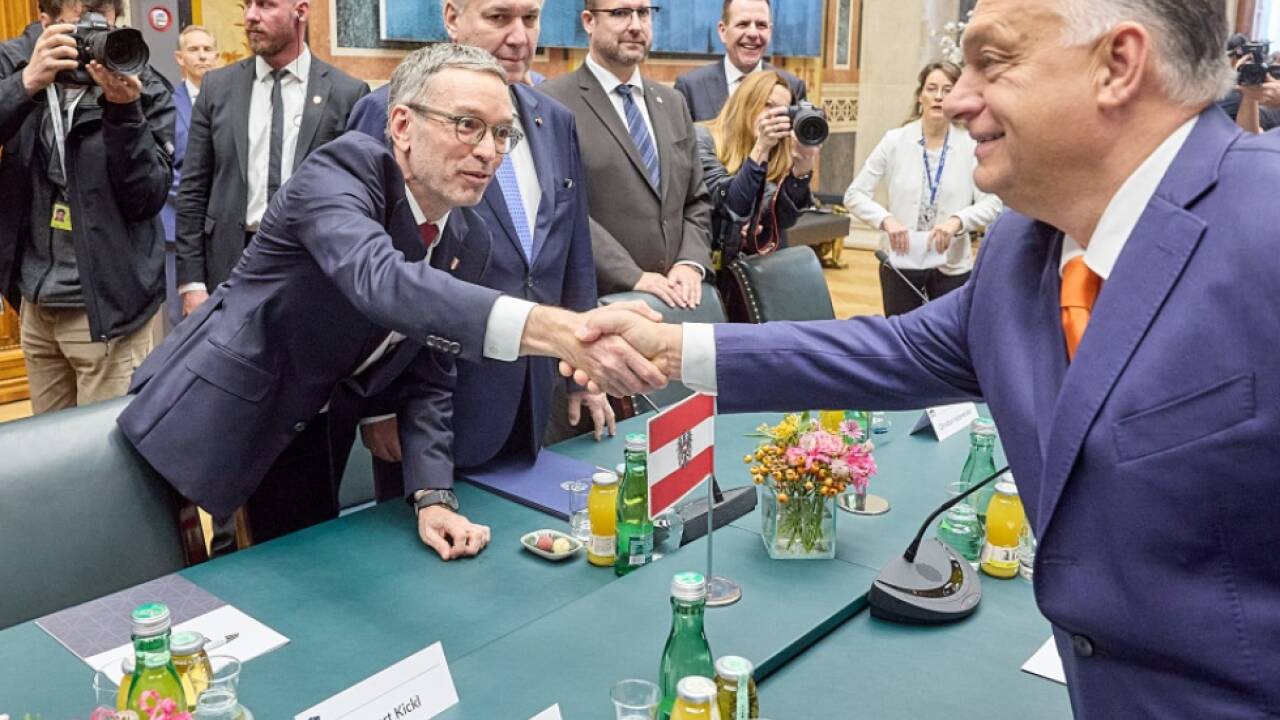 Ungarns Regierungschef Orbán in Wien 