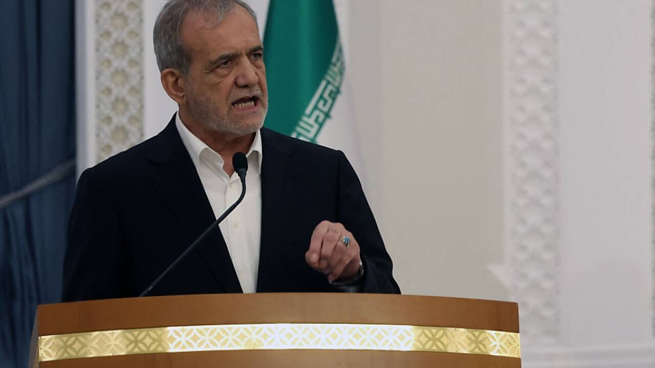 Irans Präsident Masoud Pezeshkian 