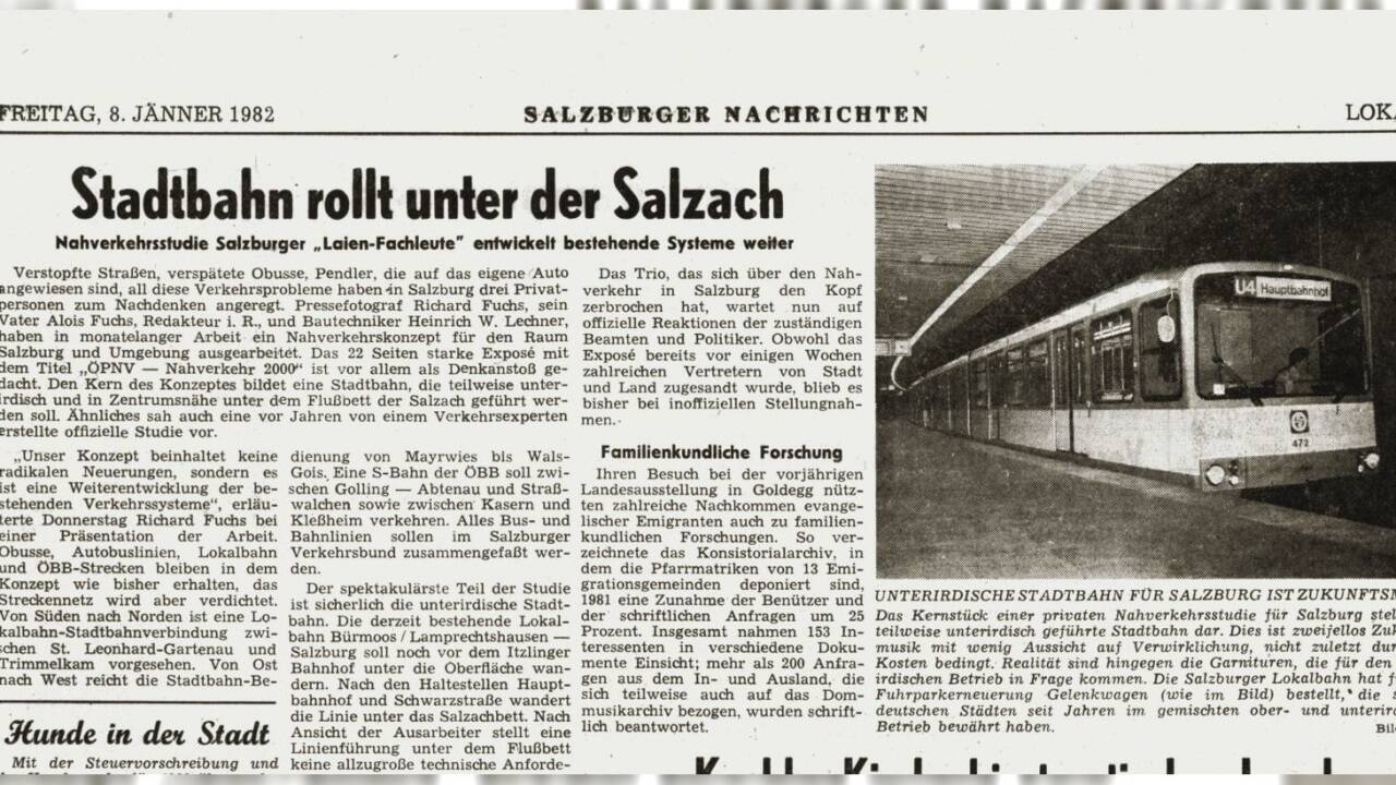 Hundertfach wurde im Laufe der Jahrzehnte über das Projekt berichtet. Die Idee einer Stadtbahn keimte erstmals 1982 auf.  