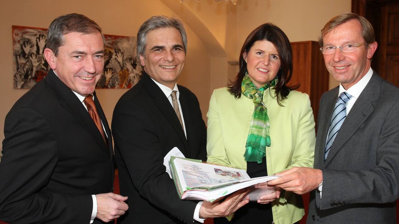 Einig war man sich dann auch im März 2008, als Verkehrsminister Werner Faymann im Chiemseehof war und Unterstützung zusichert.  