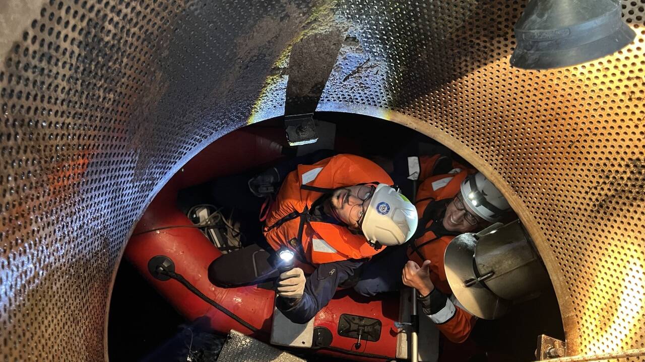 Die Kocher in der Zellstoffproduktion wurden inspiziert und gereinigt.  