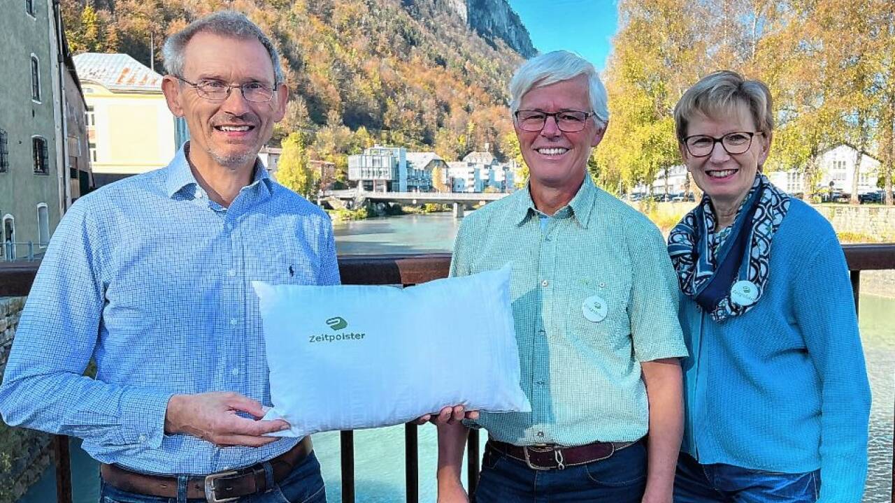 „Wir sind über jeden froh, der mitmacht und uns unterstützt“, sagt Arthur Höllbacher vom Organisationsteam (v. l.: Höllbacher, Reinhard Brüstle und Andrea Wördemann).Bild: sw/c. Fröschl 