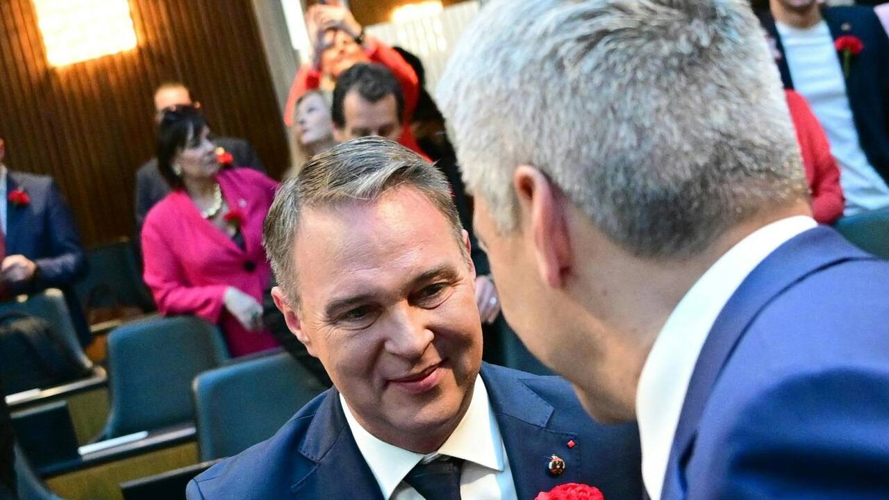 Andreas Babler und Karl Nehammer. Andreas Babler und Karl Nehammer.
