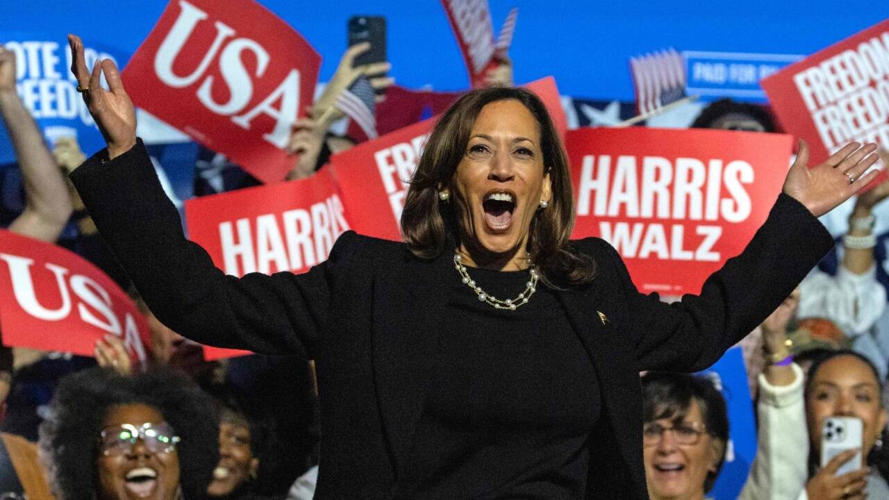 Harris beendet Wahlkampf mit großer Show - und Zuversicht 