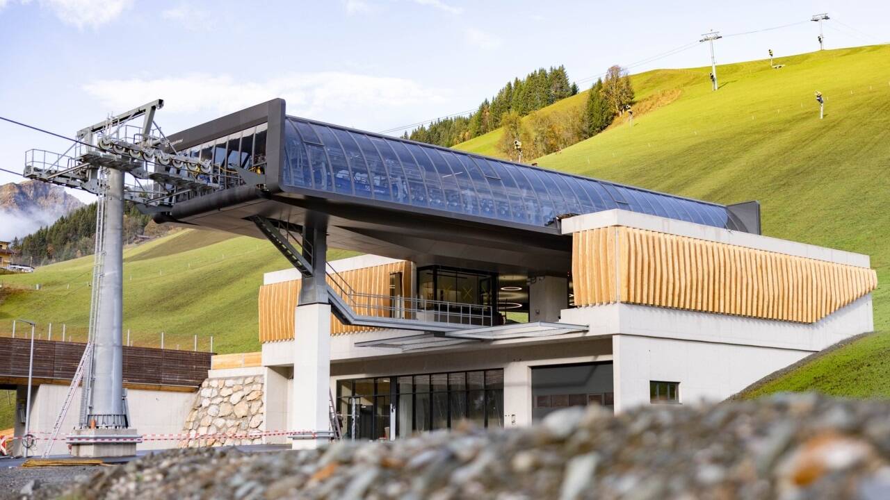 Die Talstation der neuen 12er-Nordbahn.  