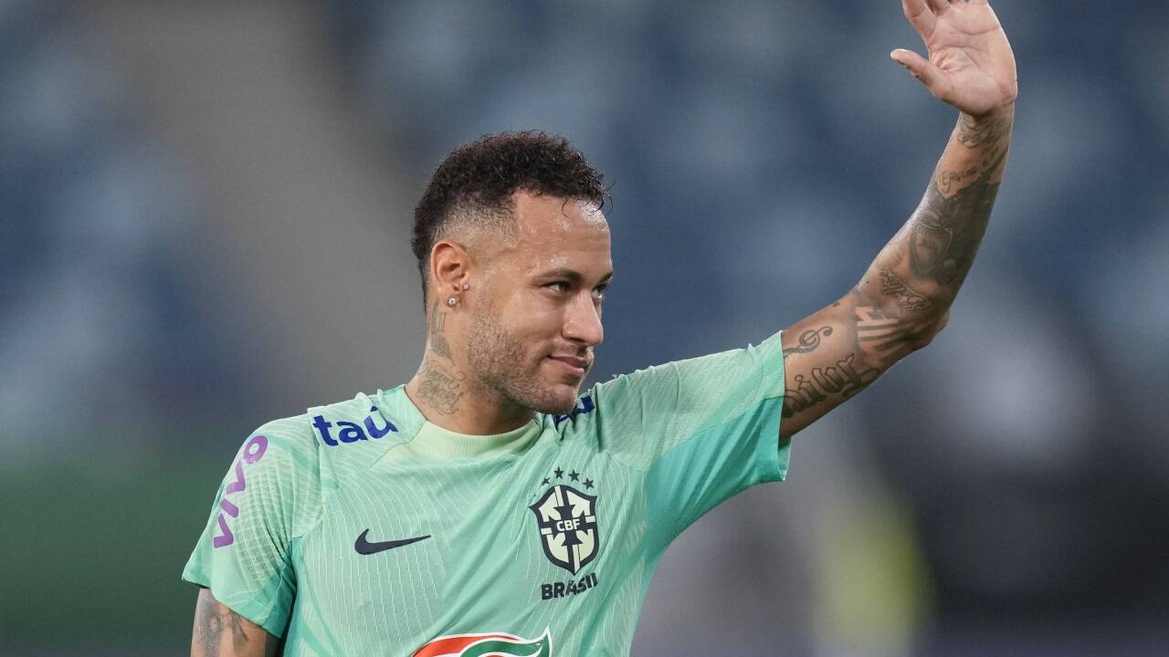 Der lange verletzte brasilianische Fußball-Star Neymar. 