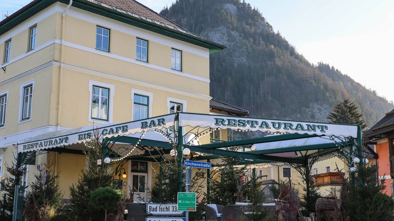 Das Café Flora in Fuschl am See. 