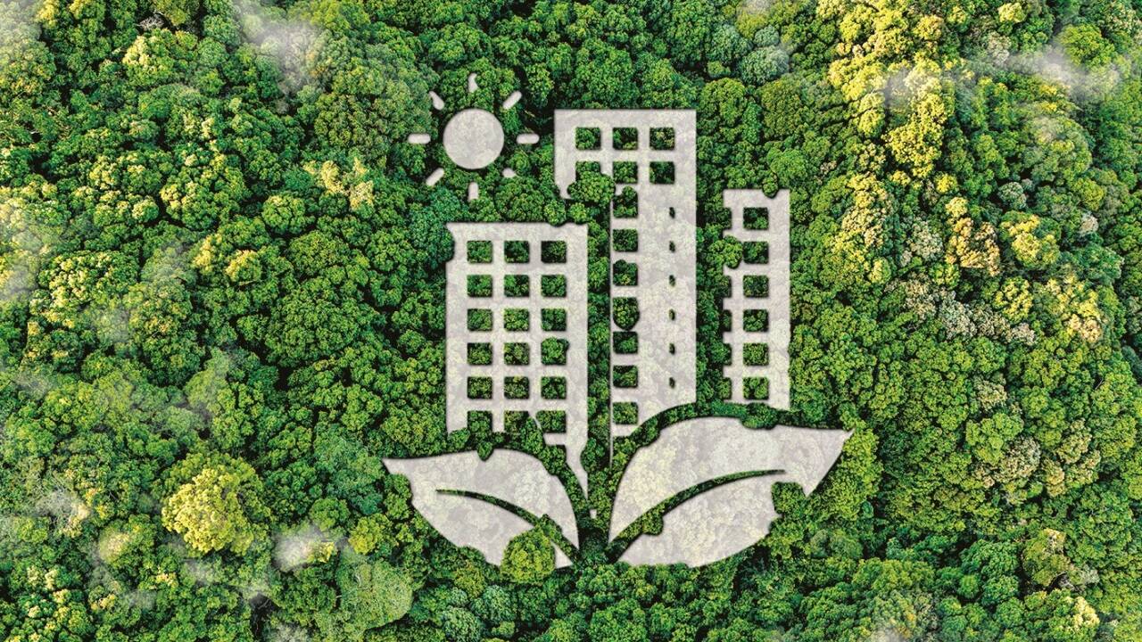 Nachhaltige Bauweisen, wie der Einsatz nachwachsender Rohstoffe und energieeffizienter Systeme, stehen beim ökologisches Bauen im Vordergrund. 