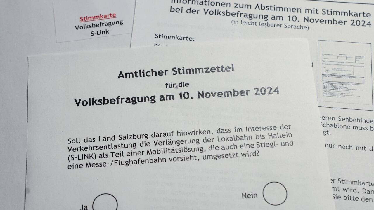 Auch bei der Volksbefragung zum S-Link sind wieder viele Wahlkarten beantragt worden. Mehr als zehn Prozent der etwa 250.000 Wahlberechtigten hatten am Donnerstag ihre Stimme bereits abgegeben. 