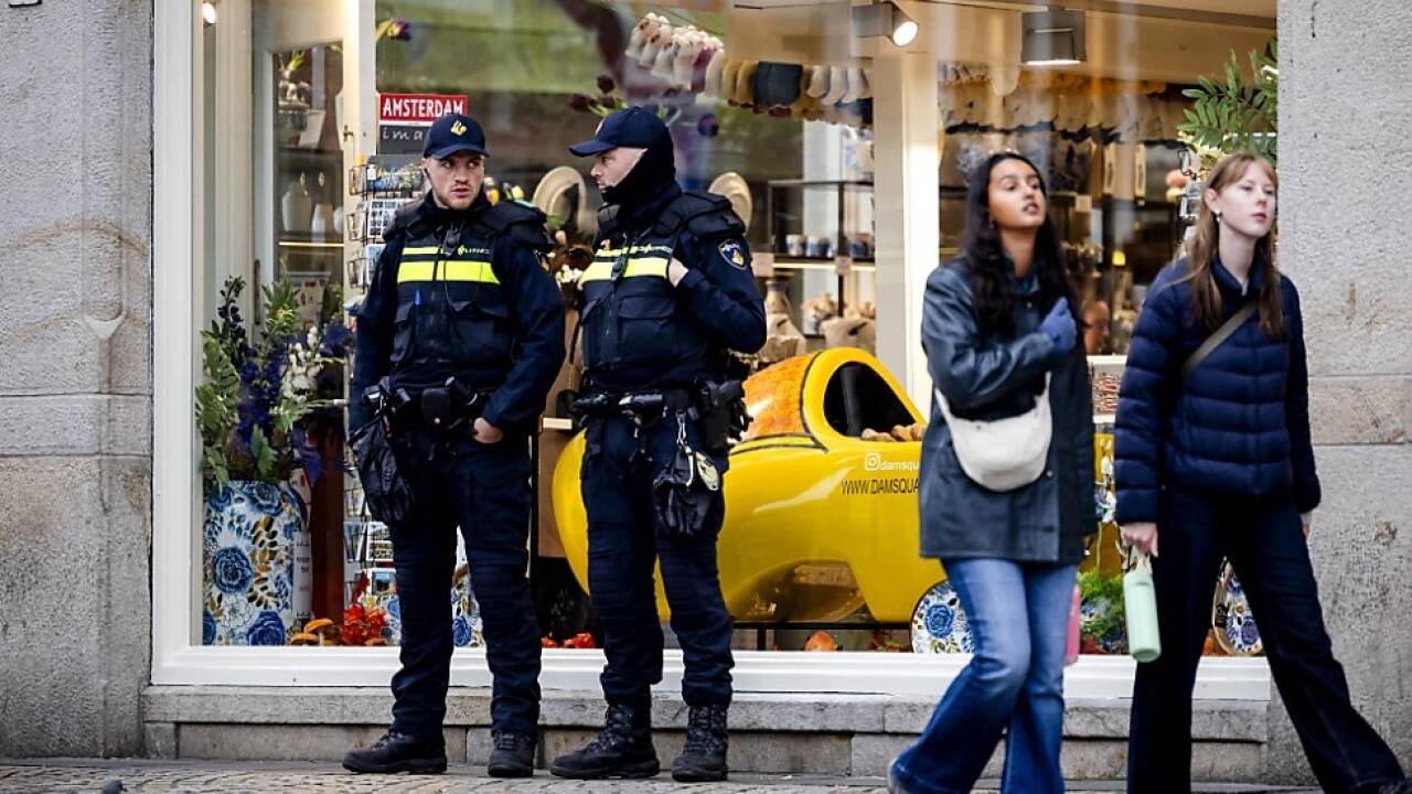Verstärkte Polizeipräsenz in Amsterdam 