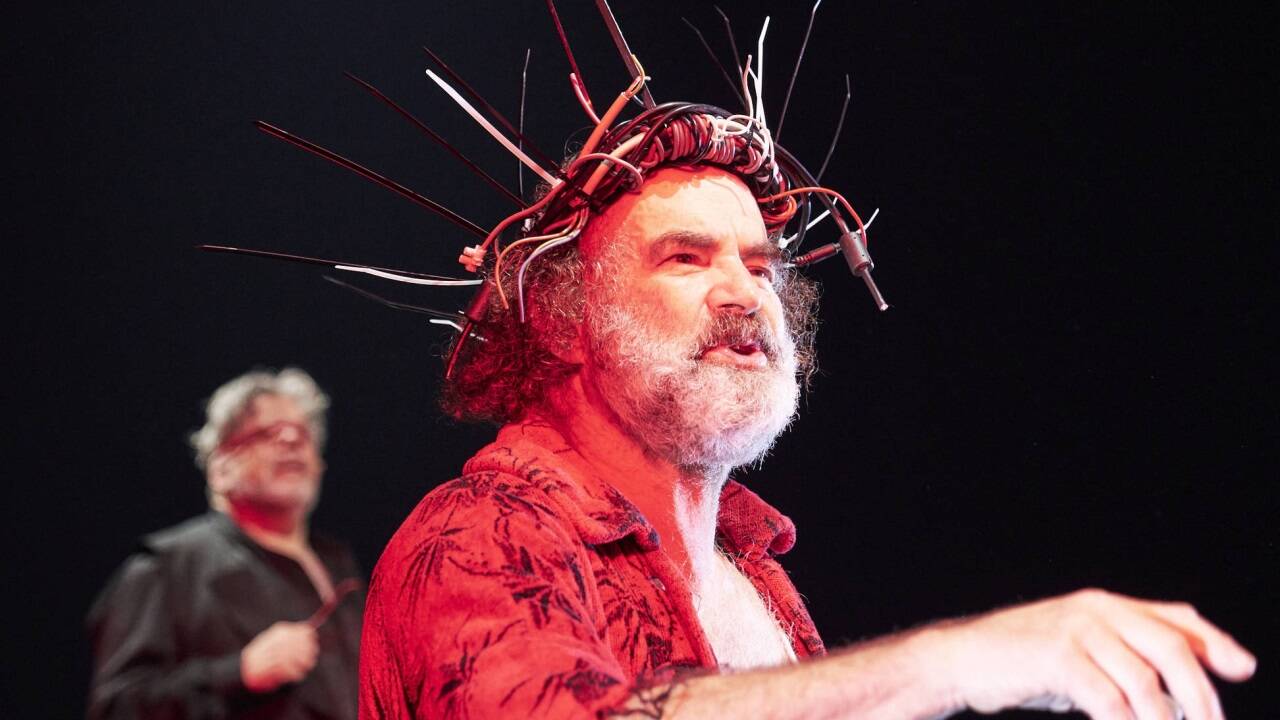Martin Reinke in der Titelrolle von „König Lear“ im Burgtheater 