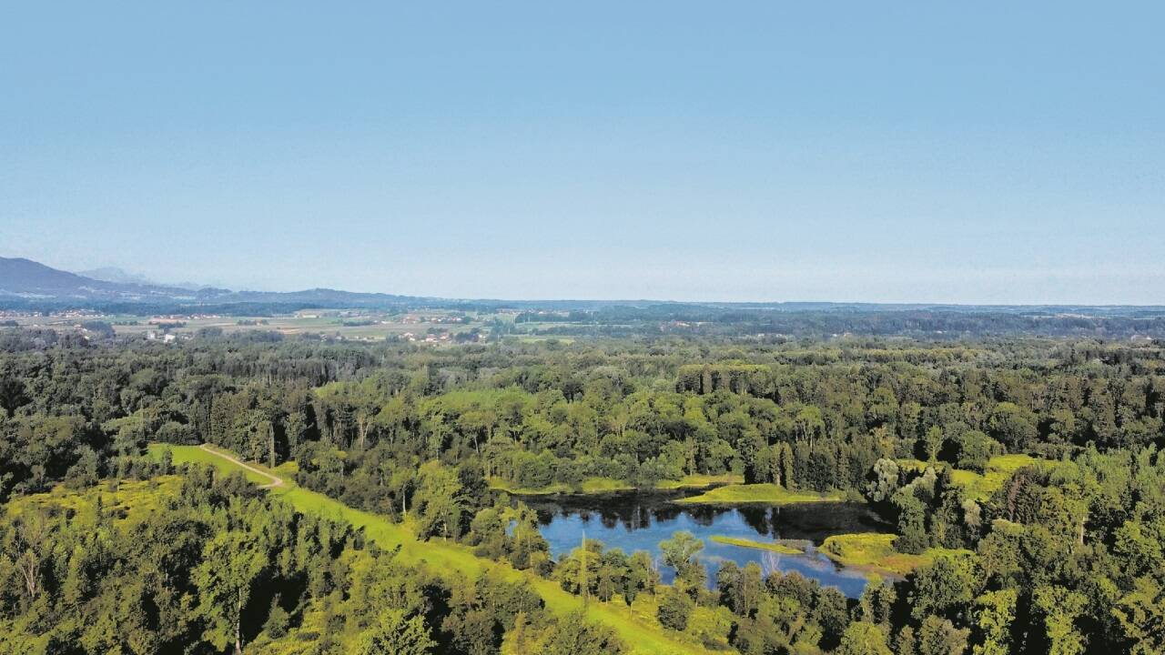 Die Antheringer Au: Das Land kaufte die Fläche um gesamt 37,3 Millionen Euro. Die Antheringer Au: Das Land kaufte die Fläche um gesamt 37,3 Millionen Euro.