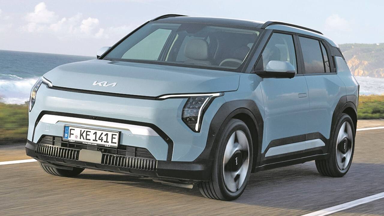 Gib dir die Reichweiten-Kante: Kia stellt mit dem neuen EV3 eine frische Benchmark im Elektro-SUV-Sektor vor. 