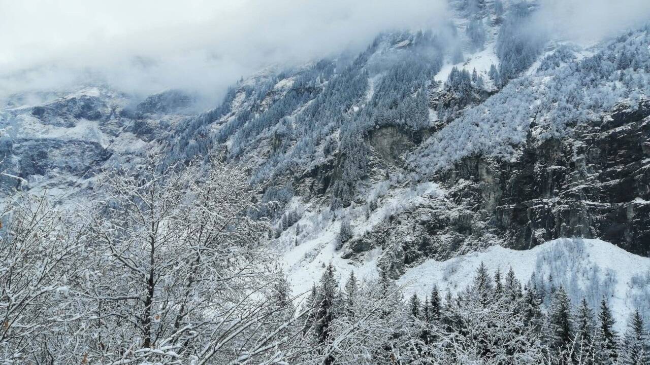 Auch am Gaisberg ist der Winter ausgebrochen. 