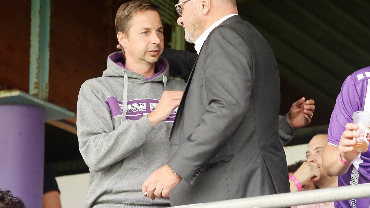 Austria-Obmann David Rettenbacher (l.) und Präsident Claus Salzmann wollen die Austria in die 2. Liga führen.  