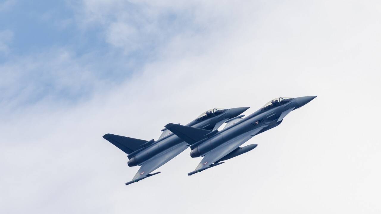 Die Eurofighter mussten zuletzt am Boden bleiben. 