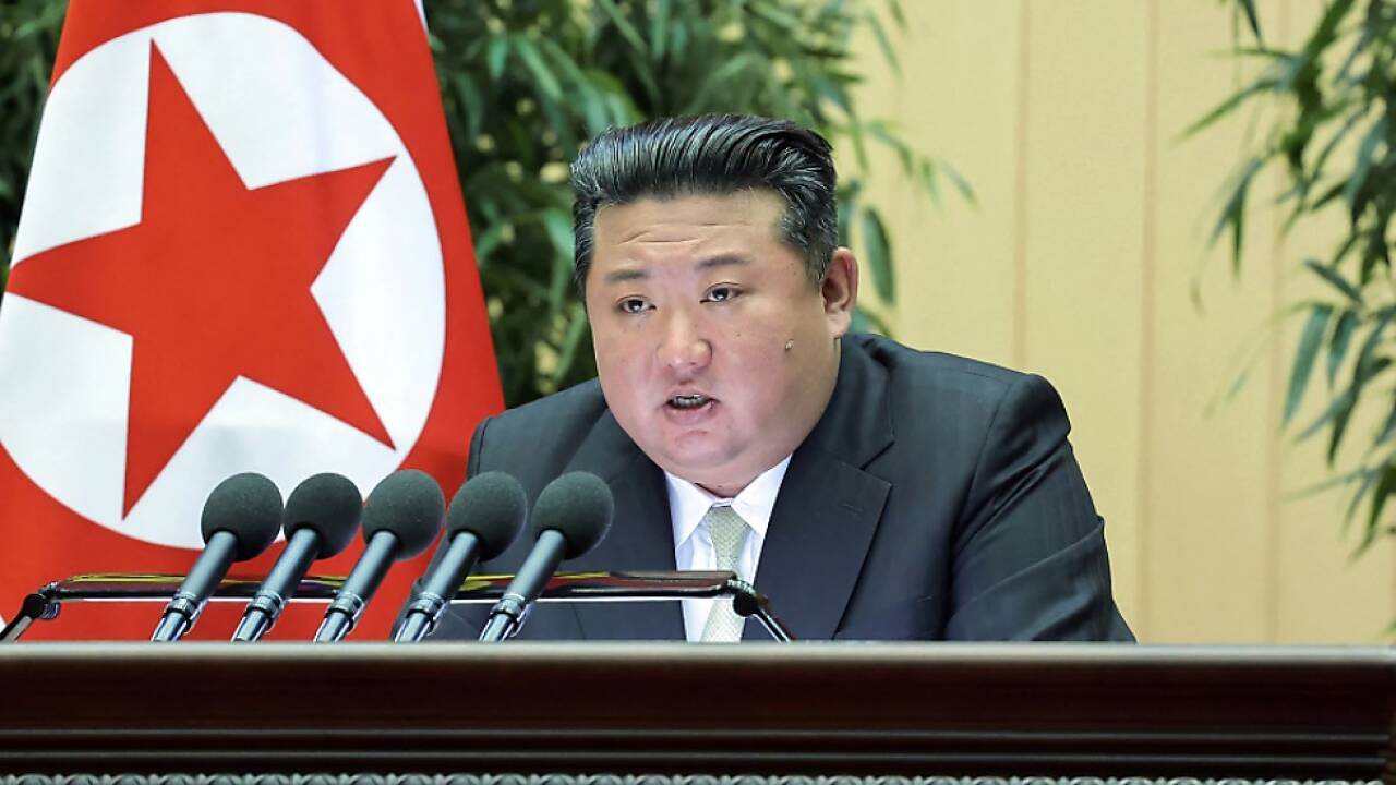 Kim hielt Rede vor Bataillonskommandeuren in Pjöngjang 