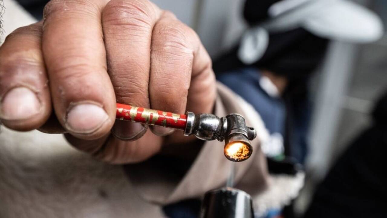 Crack wird auch in deutschen Großstädten immer öfter geraucht 