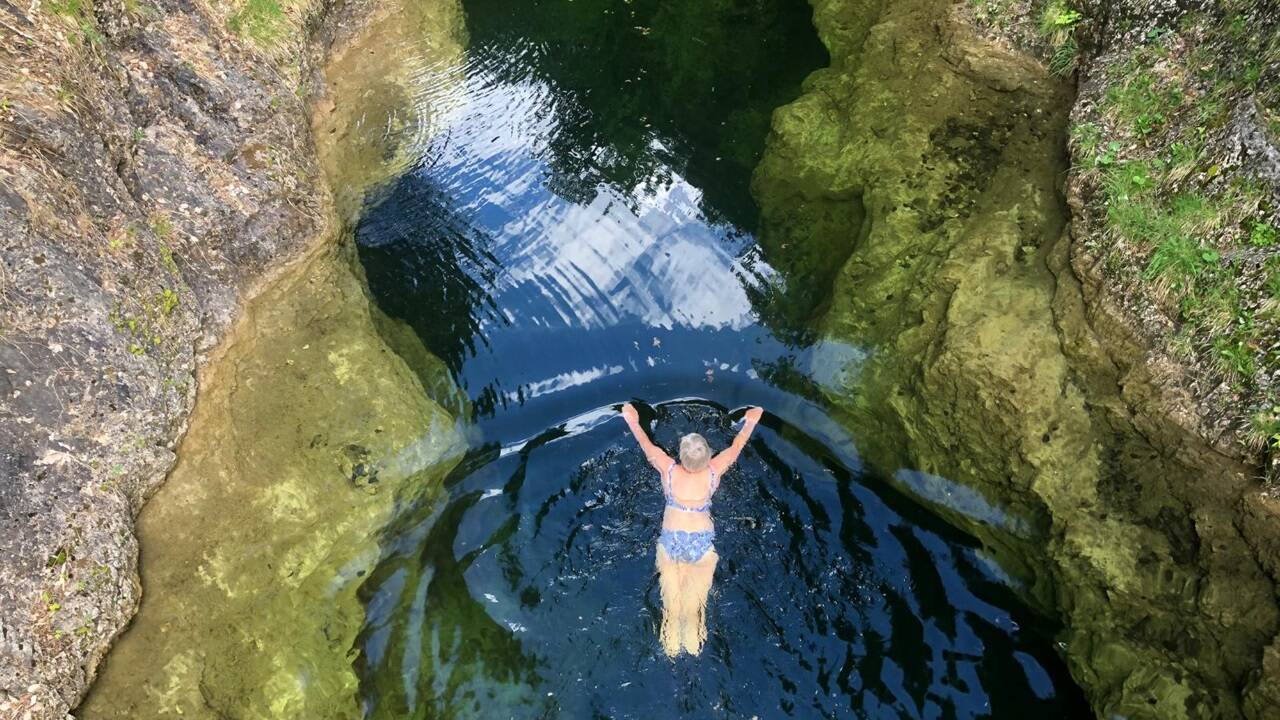 „Wild Swimming“ vom Feinsten in der Struberklamm bei Ebenau 