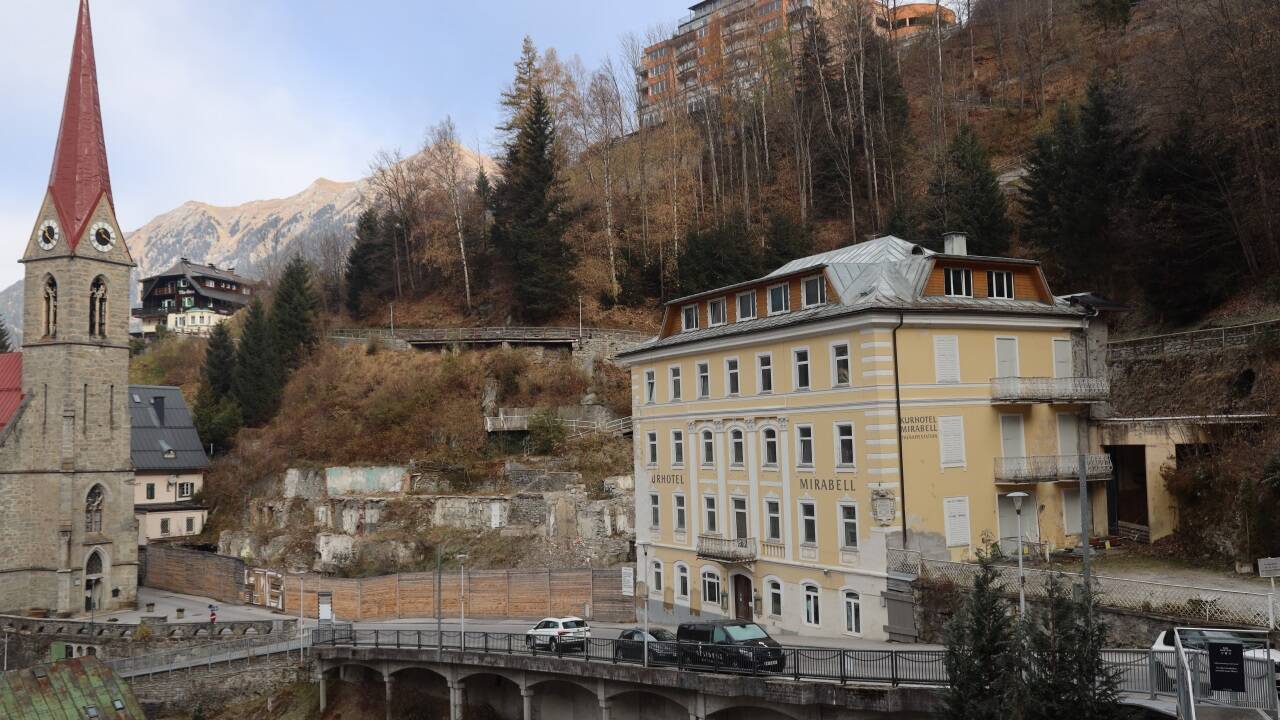 Vom ursprünglichen Mirabell-Ensemble blieb nur dieses denkmalgeschützte Gebäude übrig.  