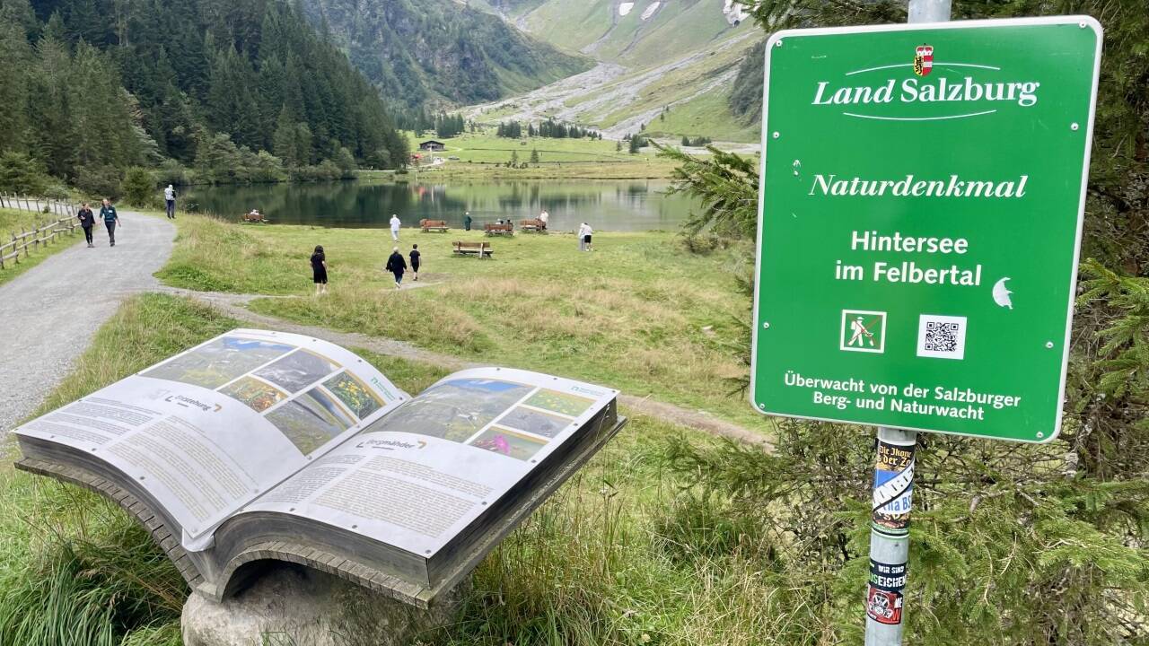 Auch dank Hochgebirgsattraktionen wie hier der Hintersee in Mittersill führt der Pinzgau die salzburg-interne Nächtigungsstatistik an. 