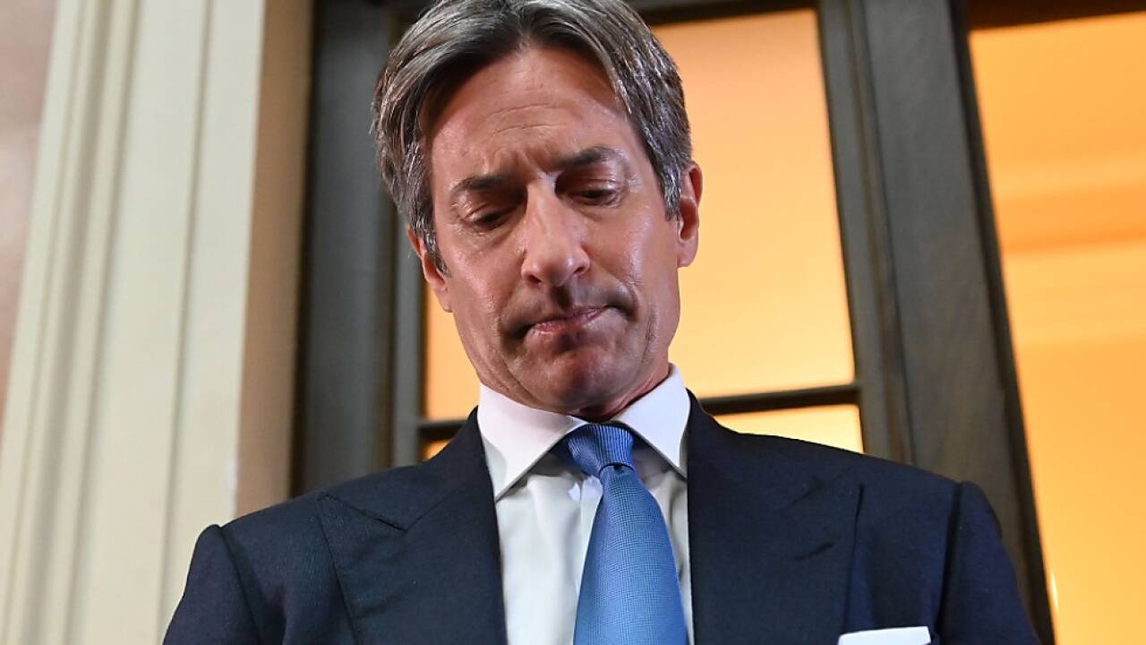 Grasser nach der Urteilsverkündung im Dezember 2020  Grasser nach der Urteilsverkündung im Dezember 2020