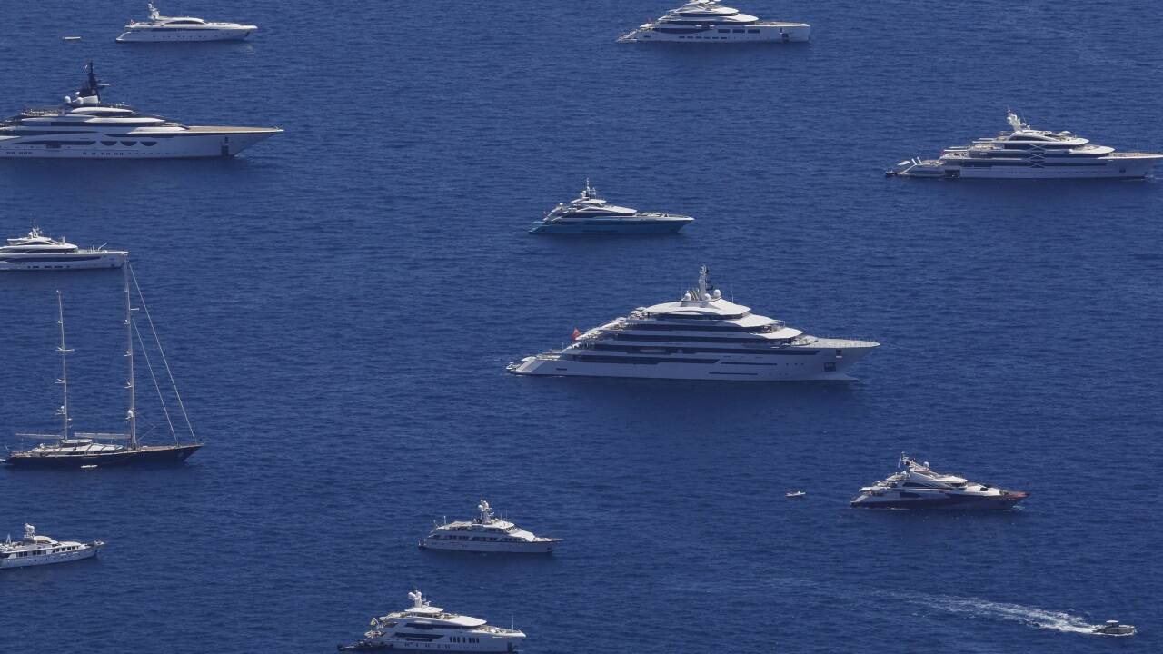 So sieht es etwa während des Formel-1-Grand-Prix in den Gewässern vor Monte Carlo aus.  