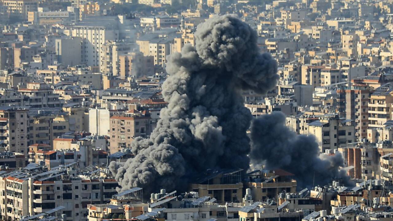 Auch der Süden Beiruts wurde heftig angegriffen  Auch der Süden Beiruts wurde heftig angegriffen