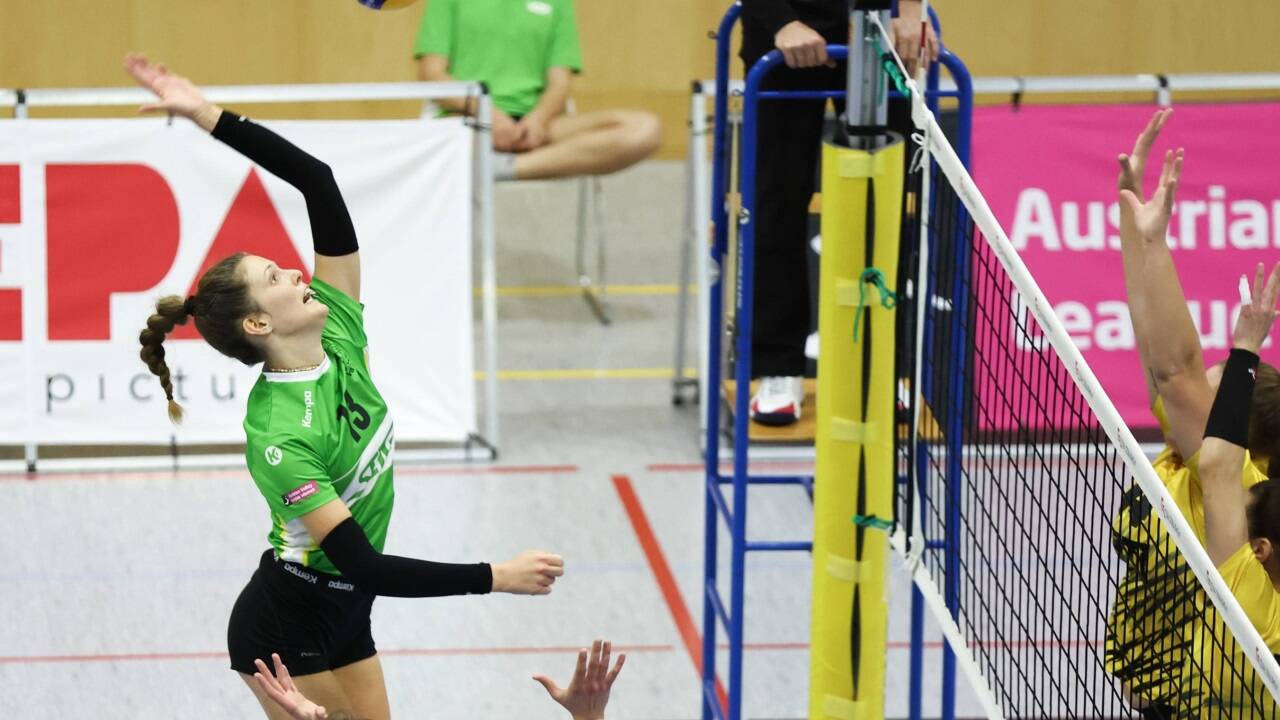 PSVBG Salzburg (im Bild Finja Heins) unterlag am Wochenende zwei Mal .  