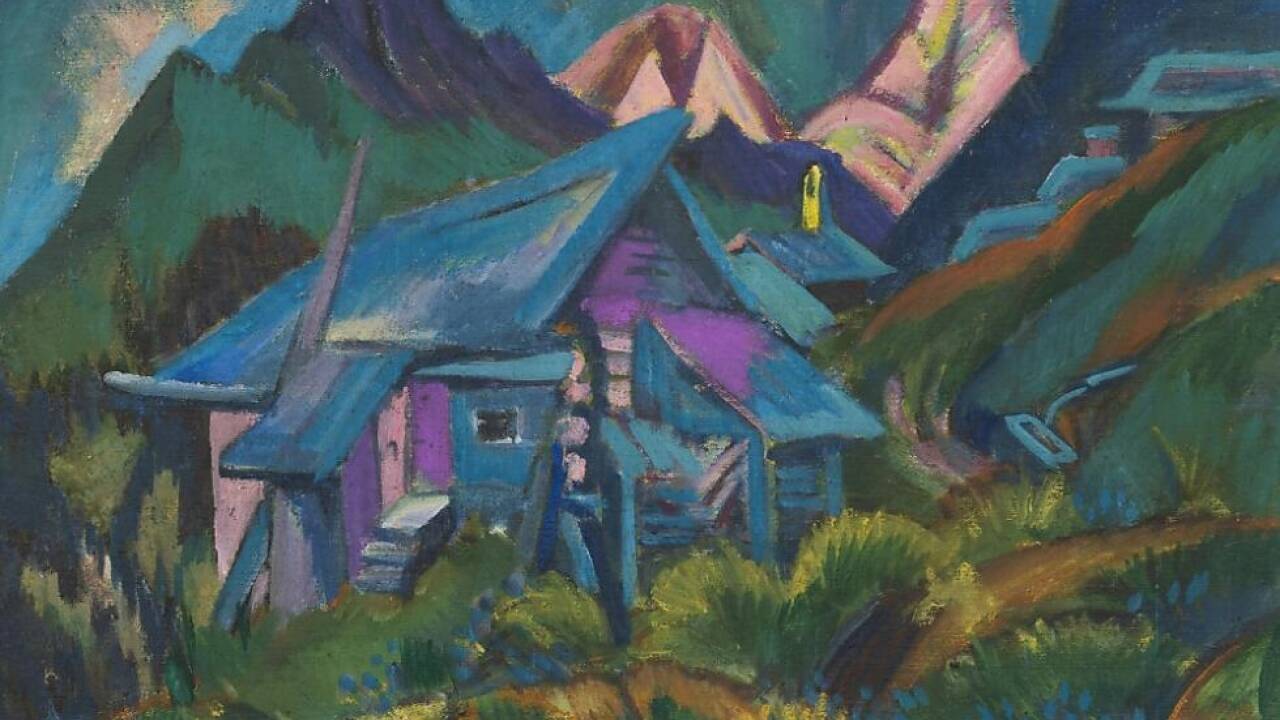 Kirchners 'Alphütten und Tinzenhorn' aus der Sammlung Ulmberg 