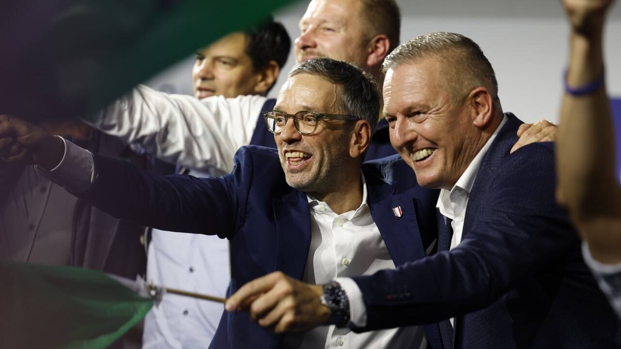 FPÖ-Chef Herbert Kickl mit dem steirischen Landesparteiobmann Mario Kunasek. 