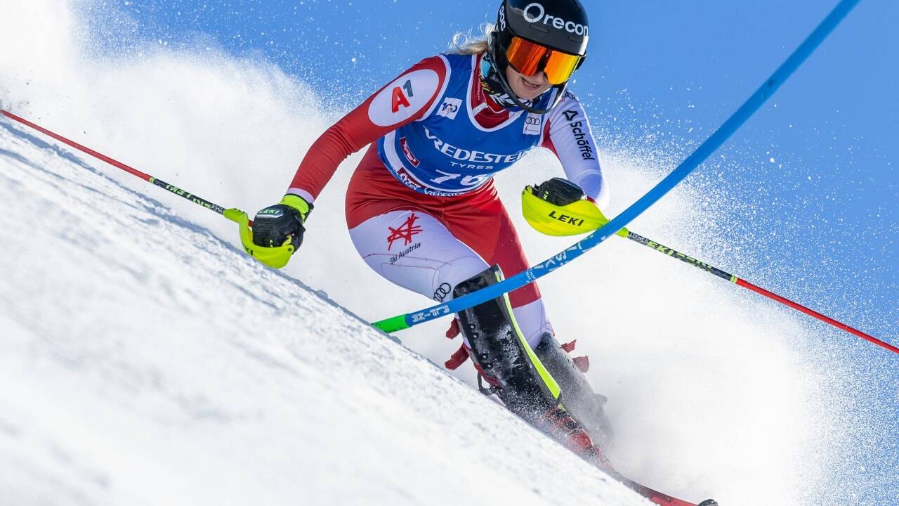 Kathrin Stock hat zwei Starts im Weltcup absolviert.  Kathrin Stock hat zwei Starts im Weltcup absolviert.