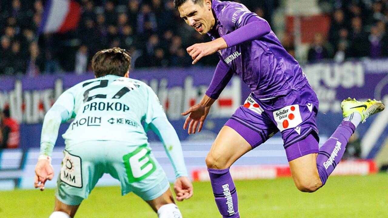 Plavotic (re.) köpfe die Austria zum Heimsieg  Plavotic (re.) köpfe die Austria zum Heimsieg