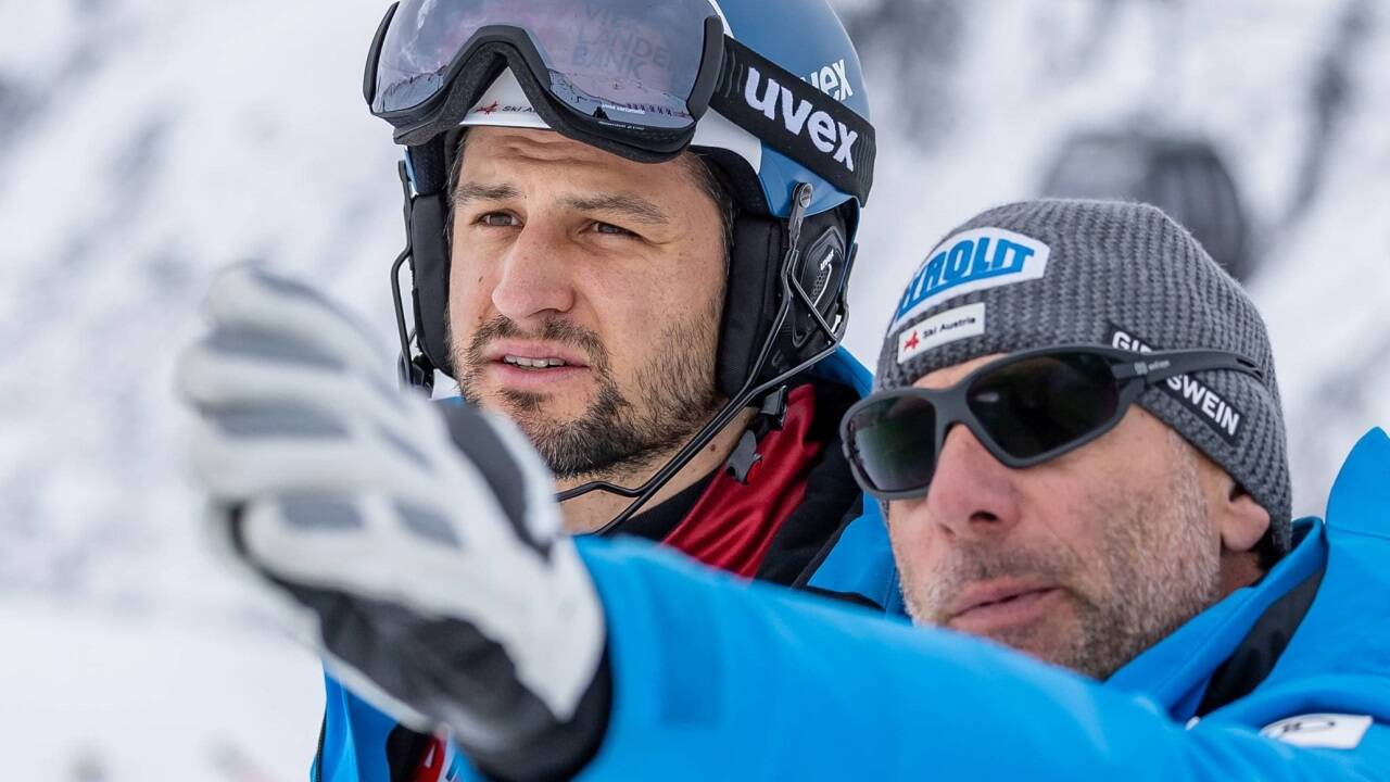 Marko Pfeifer (rechts) mit Johannes Strolz.   Marko Pfeifer (rechts) mit Johannes Strolz.