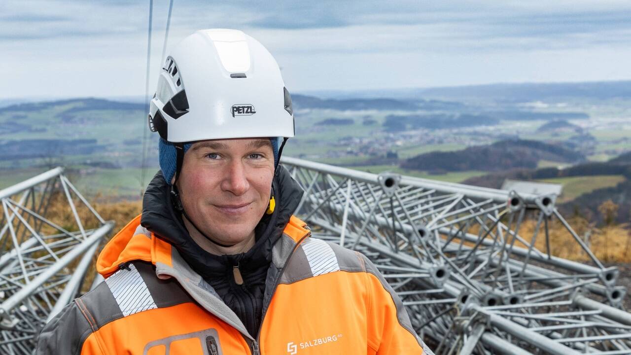 Projektleiter Ulrich Kirchmayr am Standort 