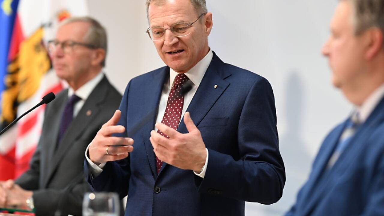 Haslauer, Stelzer und Ludwig nach der Landeshauptleutekonferenz 