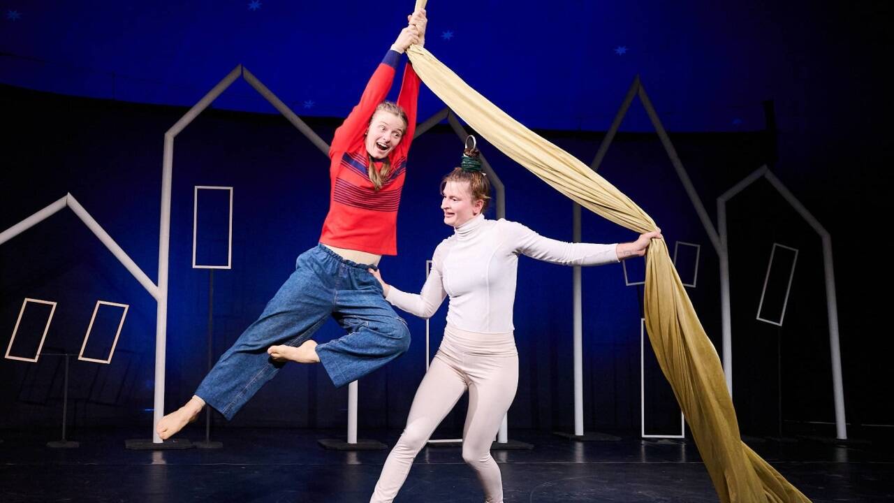Bilder zur inklusiven Produktion „Mio, mein Mio“ des Theaters ecce. 