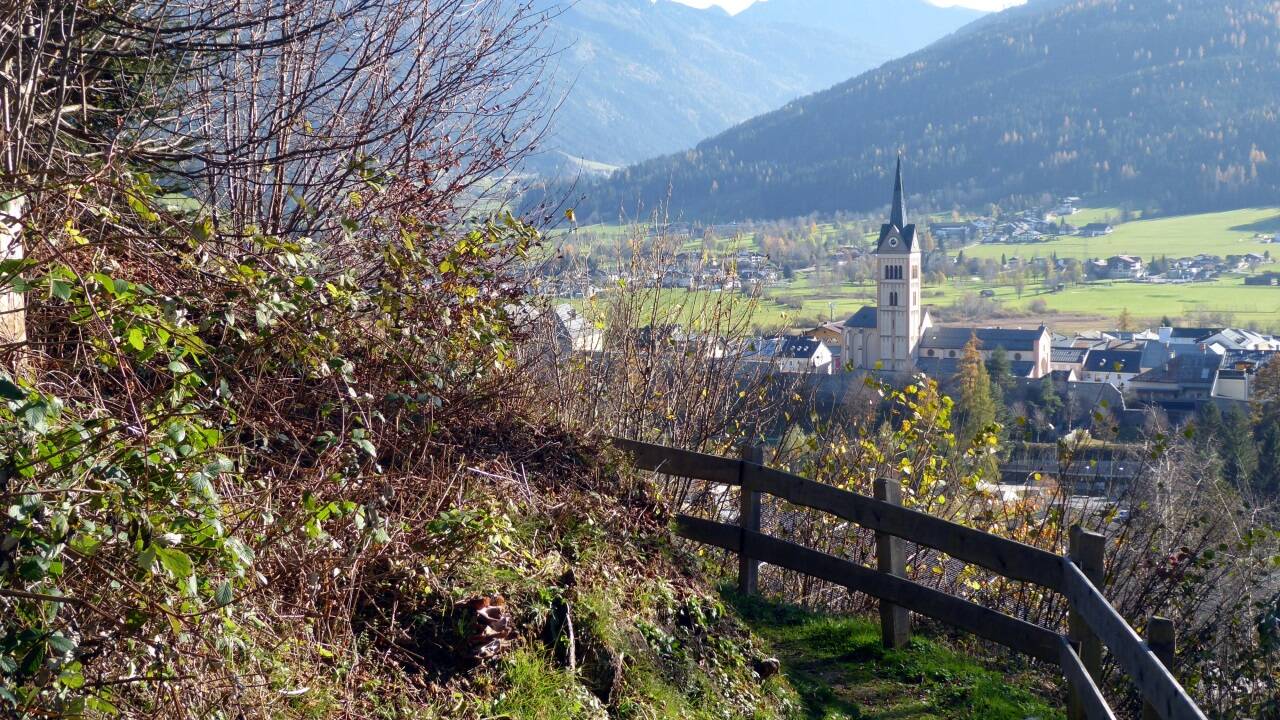 Unterwegs auf der Kaiserpromenade in Radstadt. 